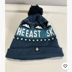Ski The East Winter Pom Tailgater Hat(Cap) Born From Ice Multicolor OSFM Unisex